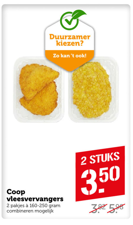 Coop Huismerk   vegetarisch folder aanbieding bij  Coop - details