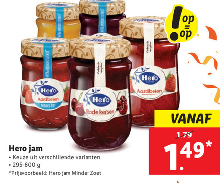 Hero   jam folder aanbieding bij  Lidl - details