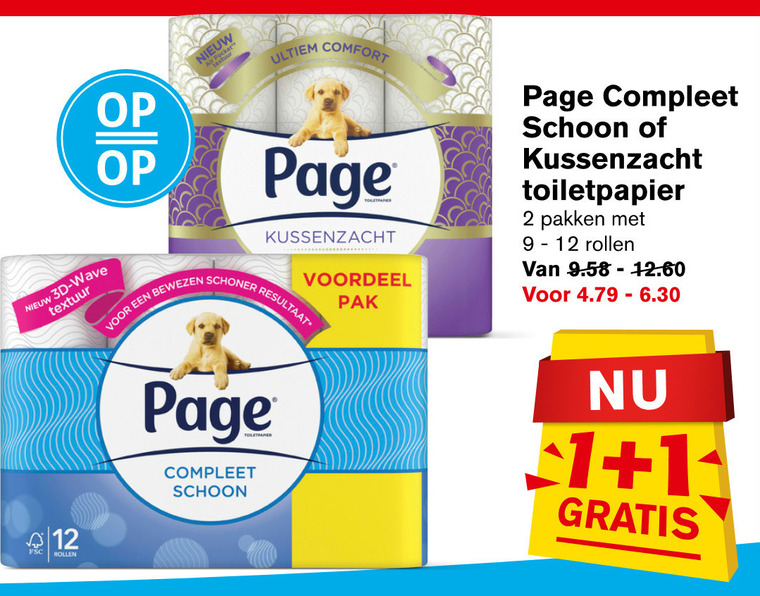 Page   toiletpapier folder aanbieding bij  Hoogvliet - details