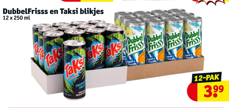 Taksi   fruitdrank folder aanbieding bij  Kruidvat - details