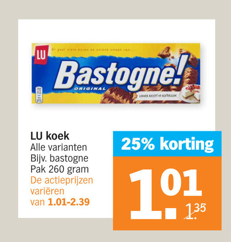 Lu   biscuits folder aanbieding bij  Albert Heijn - details