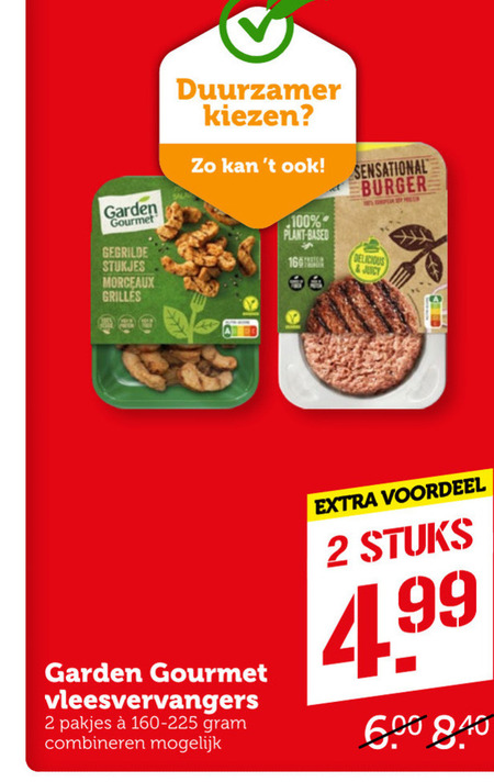 Garden Gourmet   vegetarisch folder aanbieding bij  Coop - details