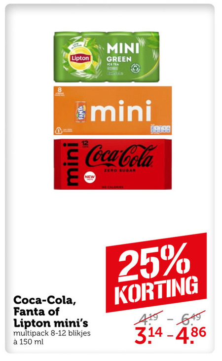 Lipton   frisdrank, cola folder aanbieding bij  Coop - details