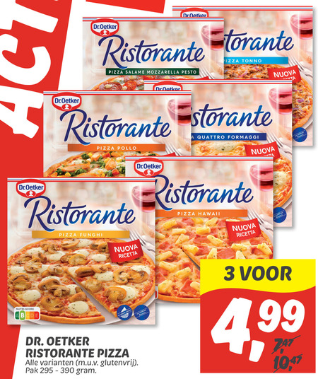 Dr Oetker   diepvriespizza folder aanbieding bij  Dekamarkt - details