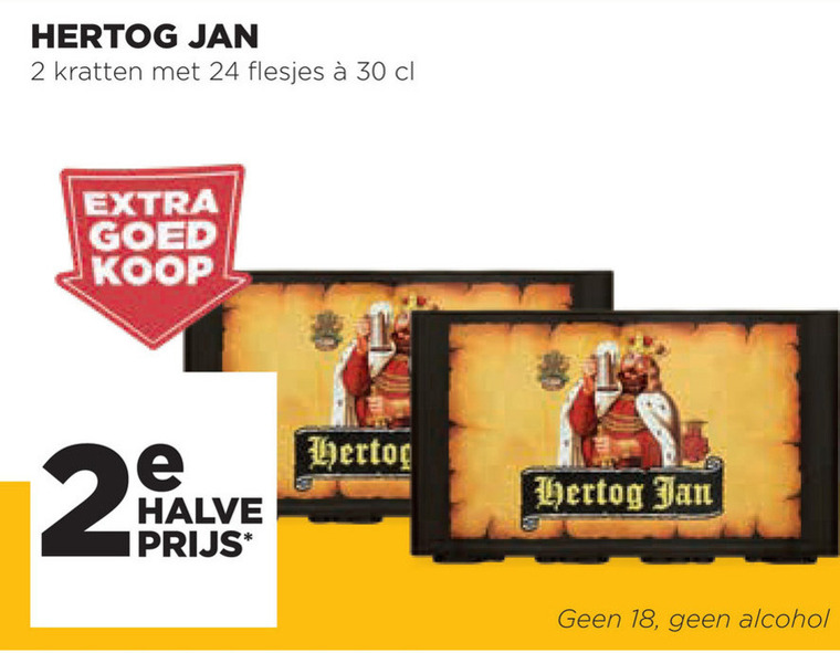 Hertog Jan   krat bier folder aanbieding bij  Jumbo - details