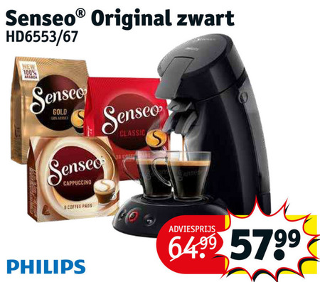 Philips   koffiepadmachine folder aanbieding bij  Kruidvat - details