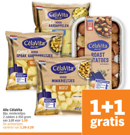 CelaVita   aardappelen, aardappelproduct folder aanbieding bij  Albert Heijn - details