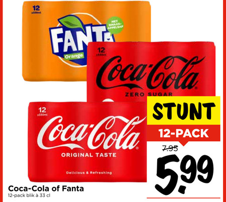 Coca-Cola   cola, frisdrank folder aanbieding bij  Vomar - details