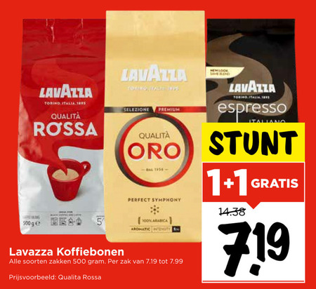 Lavazza   koffiebonen folder aanbieding bij  Vomar - details