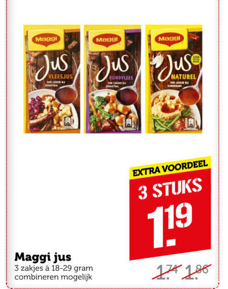 Maggi   jus folder aanbieding bij  Coop - details