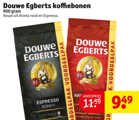 Douwe Egberts   koffiebonen folder aanbieding bij  Kruidvat - details