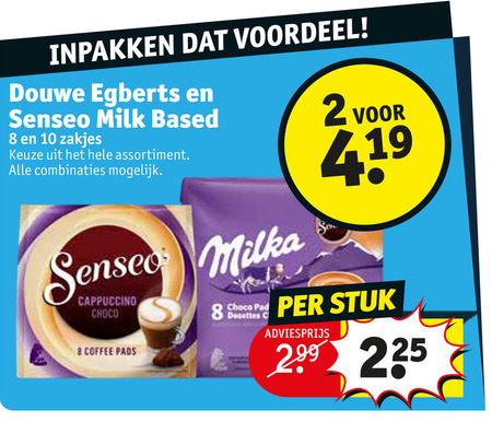 Douwe Egberts Senseo   koffiepad, oploskoffie folder aanbieding bij  Kruidvat - details