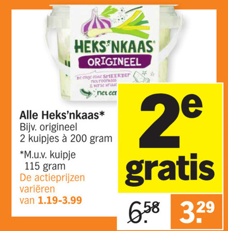 Heksnkaas   roomkaas folder aanbieding bij  Albert Heijn - details