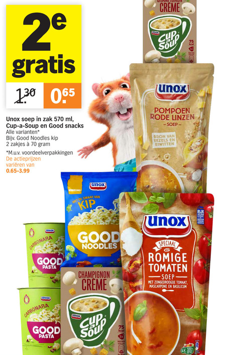 Cup a Soup   noodles, soep folder aanbieding bij  Albert Heijn - details