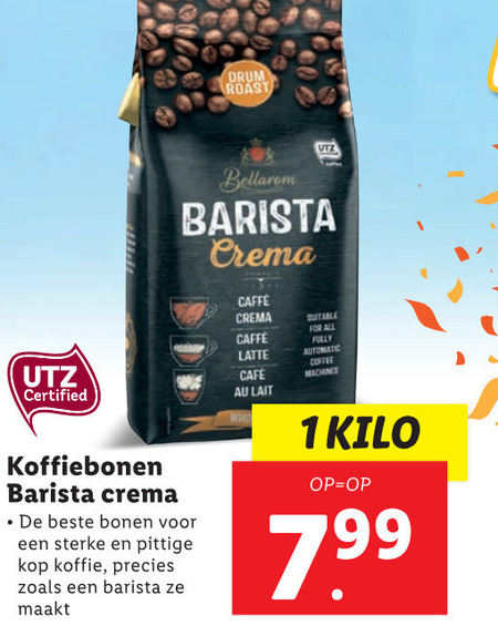 Bellarom   koffiebonen folder aanbieding bij  Lidl - details