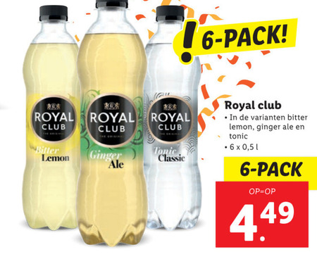 Royal Club   frisdrank folder aanbieding bij  Lidl - details