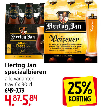 Hertog Jan   speciaalbier folder aanbieding bij  Jan Linders - details