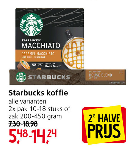 Starbucks   dolce gusto capsules, koffiecups folder aanbieding bij  Jan Linders - details