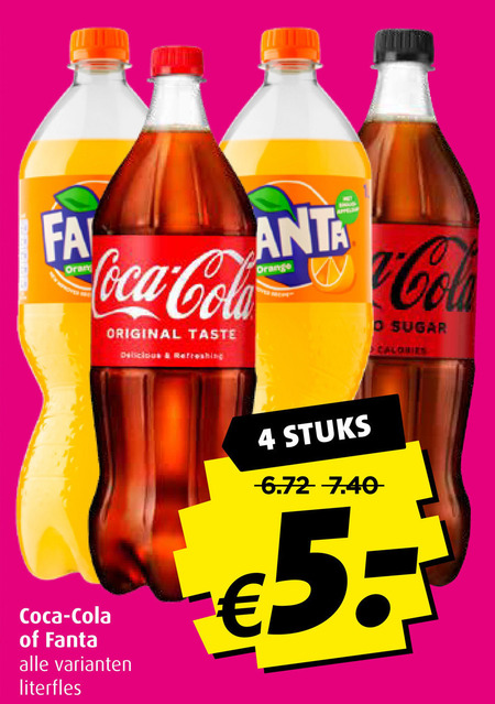 Coca-Cola   cola, frisdrank folder aanbieding bij  Boni - details