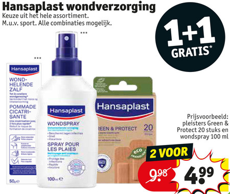 Hansaplast   blaarpleisters, wondverzorging folder aanbieding bij  Kruidvat - details