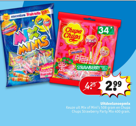 Mentos   lollie, snoep folder aanbieding bij  Kruidvat - details