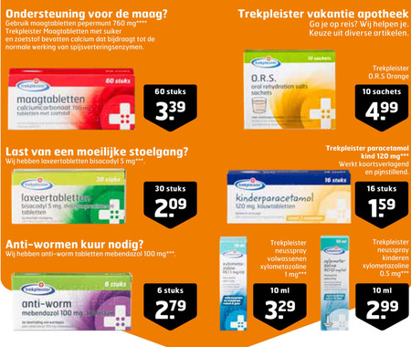 Trekpleister Huismerk   huisapotheek folder aanbieding bij  Trekpleister - details