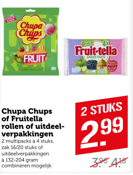 Chupa Chups   lollie, snoep folder aanbieding bij  Coop - details