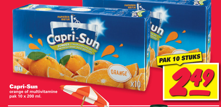 Capri-Sun   fruitdrank folder aanbieding bij  Nettorama - details