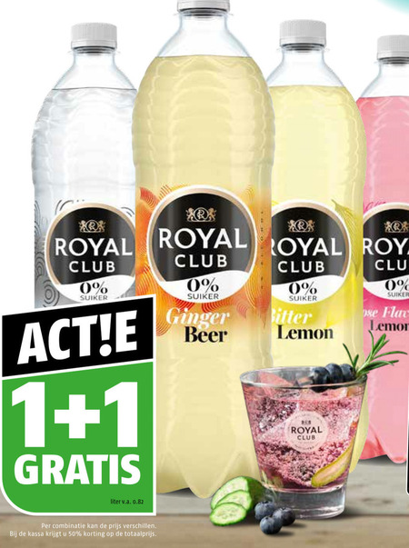 Royal Club   frisdrank folder aanbieding bij  Poiesz - details