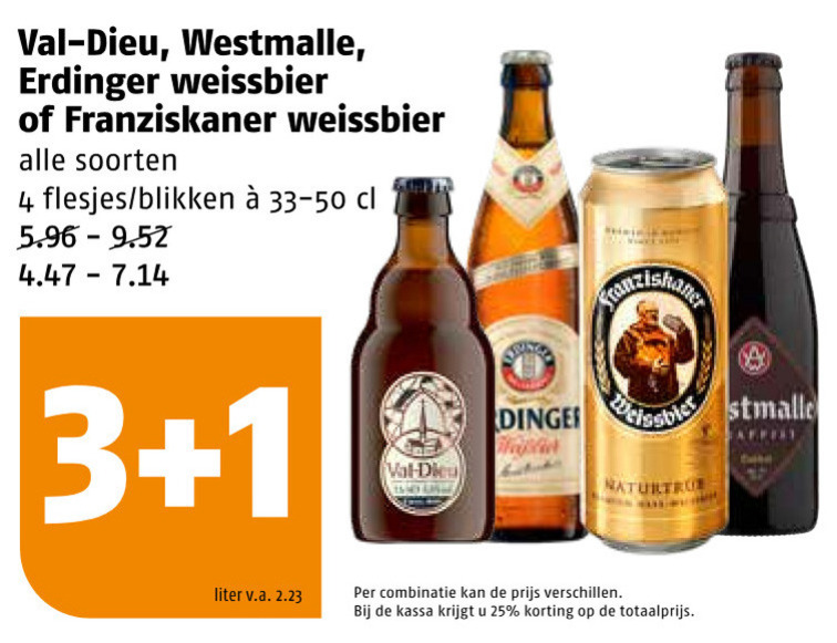 Erdinger   speciaalbier folder aanbieding bij  Poiesz - details