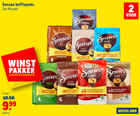 Douwe Egberts Senseo   koffiepad folder aanbieding bij  Makro - details