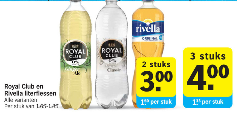 Royal Club   frisdrank folder aanbieding bij  Albert Heijn - details