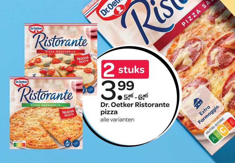 Dr Oetker   diepvriespizza folder aanbieding bij  Spar - details