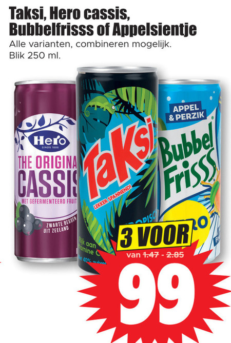 Dubbelfrisss   frisdrank, fruitdrank folder aanbieding bij  Dirk - details