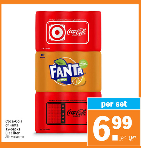 Coca-Cola   frisdrank, cola folder aanbieding bij  Albert Heijn - details