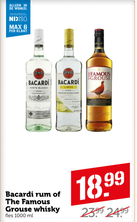 Famous Grouse   rum, whisky folder aanbieding bij  Coop - details