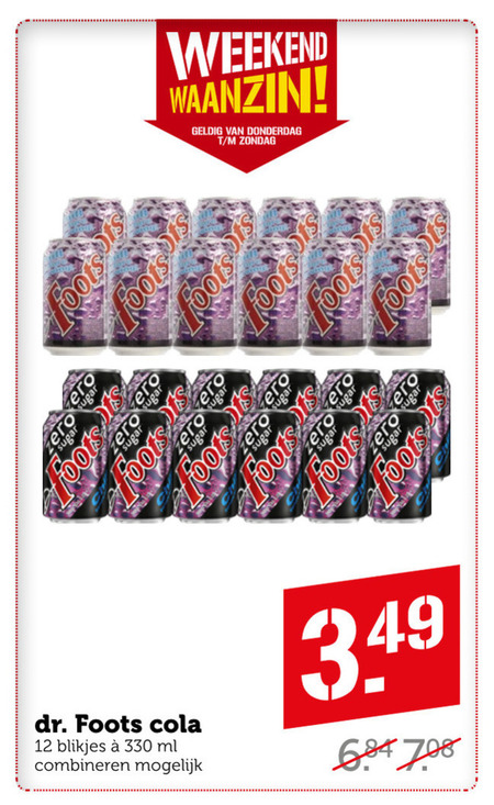 Dr Foots   cola folder aanbieding bij  Coop - details