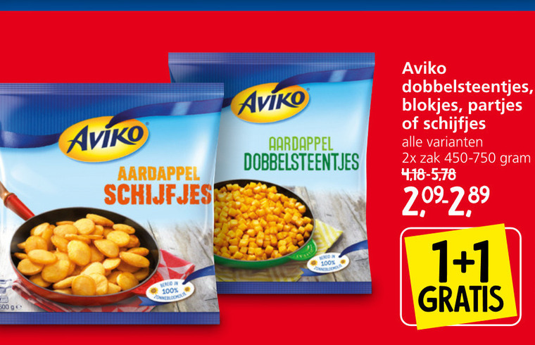 Aviko   aardappelproduct, aardappelschijfjes folder aanbieding bij  Jan Linders - details