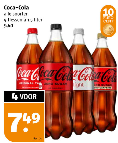 Coca-Cola   cola folder aanbieding bij  Poiesz - details