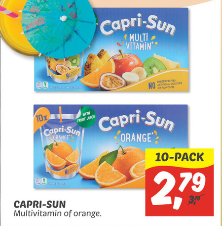 Capri-Sun   fruitdrank folder aanbieding bij  Dekamarkt - details