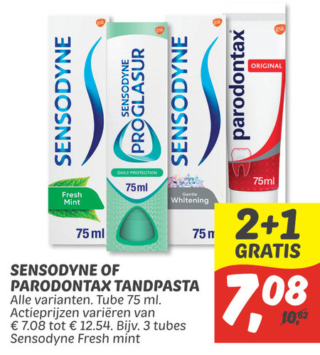 Aquafresh   tandpasta folder aanbieding bij  Dekamarkt - details