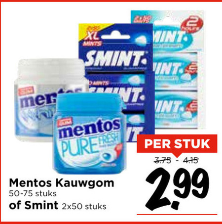 Smint   kauwgom folder aanbieding bij  Vomar - details