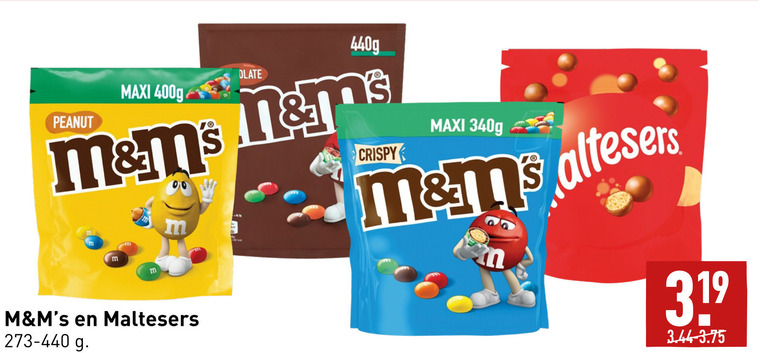 Maltesers   chocoladepindas, chocolade folder aanbieding bij  Aldi - details