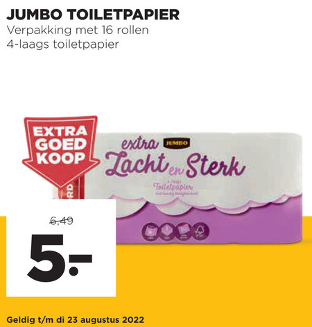 Jumbo Huismerk   toiletpapier folder aanbieding bij  Jumbo - details