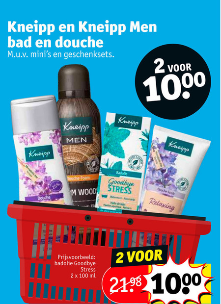 Bouwen op noorden Handelsmerk Kneipp douchegel, badolie folder aanbieding bij Kruidvat - details