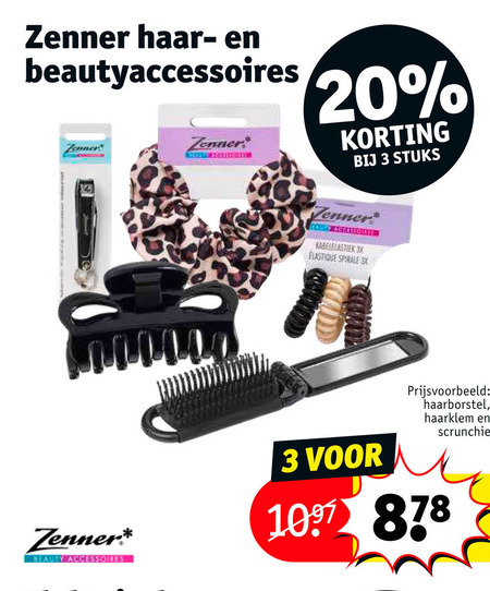 span Wiskundig Overlappen haarspeldje, haarborstel folder aanbieding bij Kruidvat - details