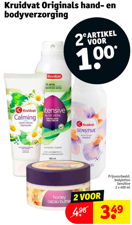 Kruidvat Huismerk   bodylotion, handcreme folder aanbieding bij  Kruidvat - details