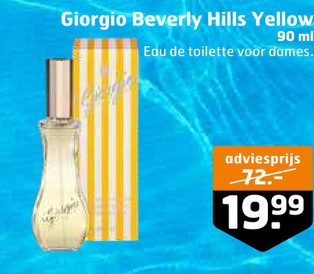 Giorgio Beverly Hills   eau de toilette folder aanbieding bij  Trekpleister - details