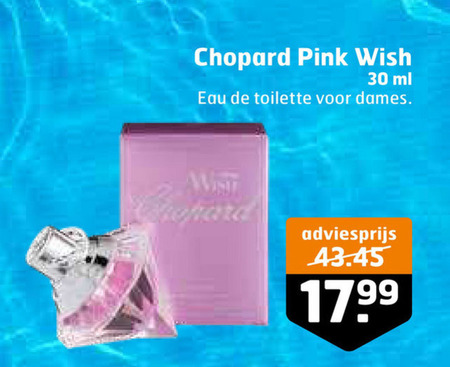 Chopard   eau de toilette folder aanbieding bij  Trekpleister - details