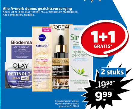 Alle merken   dagcreme, gezichtsverzorging folder aanbieding bij  Trekpleister - details